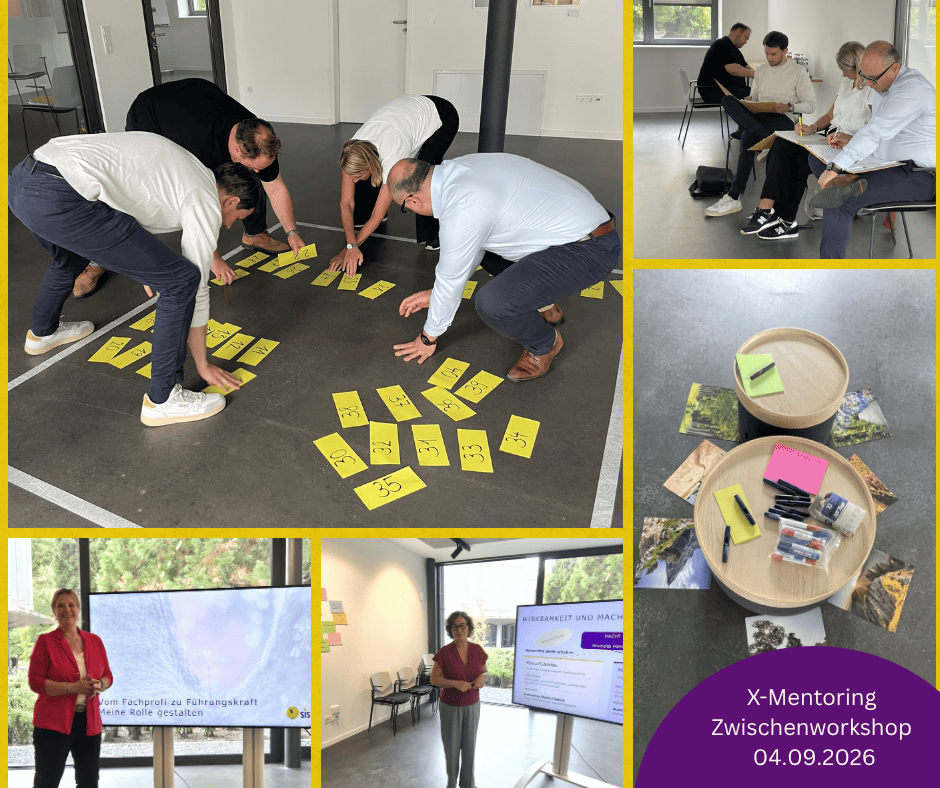 Teilnehmende des X-Mentoring Rhein-Ruhr beim Zwischenworkshop